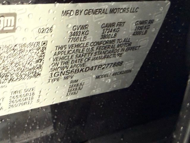 New 2026 Chevrolet Suburban LS w/ LPO, Dark Essentials Package image 44