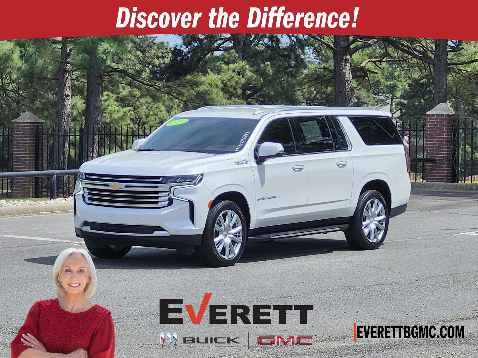 Used 2021 Chevrolet Suburban High Country image 1