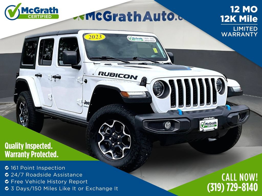 Used 2023 Jeep Wrangler Unlimited Rubicon 4xe w/ Cold Weather Group