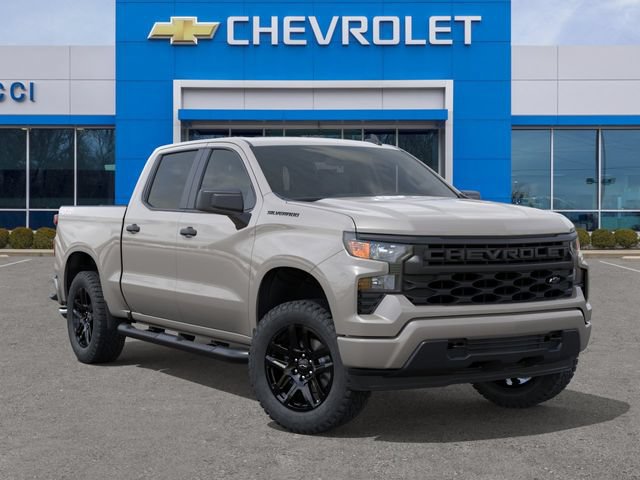 New 2026 Chevrolet Silverado 1500 Custom w/ Turbomax Blackout Package AWD/4WD image 7