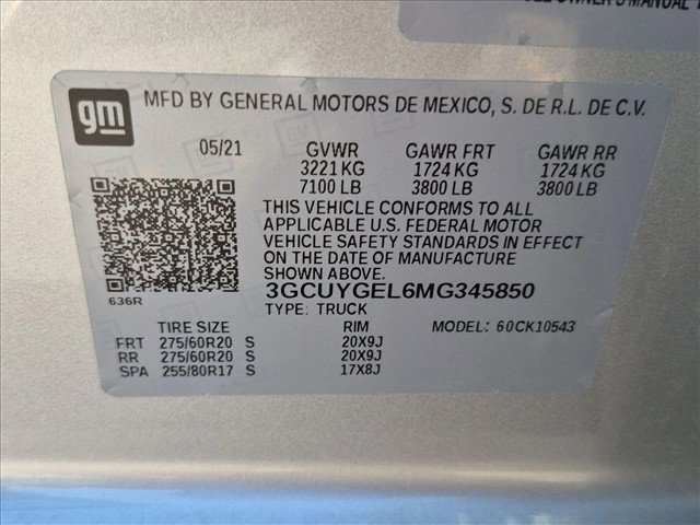 Used 2021 Chevrolet Silverado 1500 LTZ w/ LTZ Premium Package AWD/4WD image 20