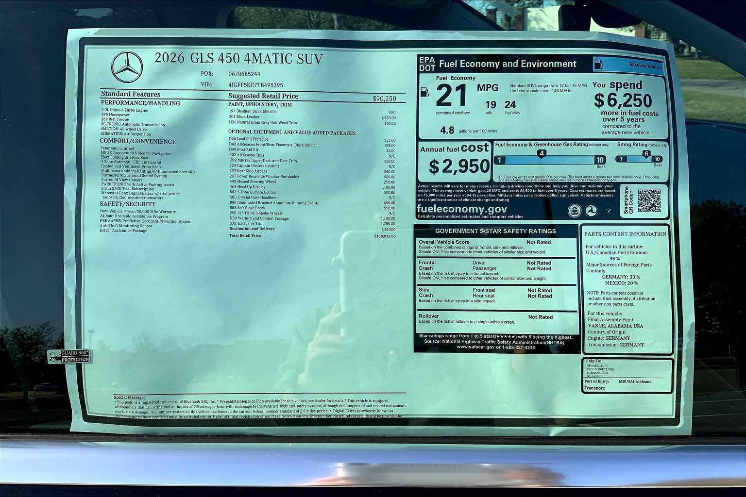 New 2026 Mercedes-Benz GLS 450 4MATIC image 26