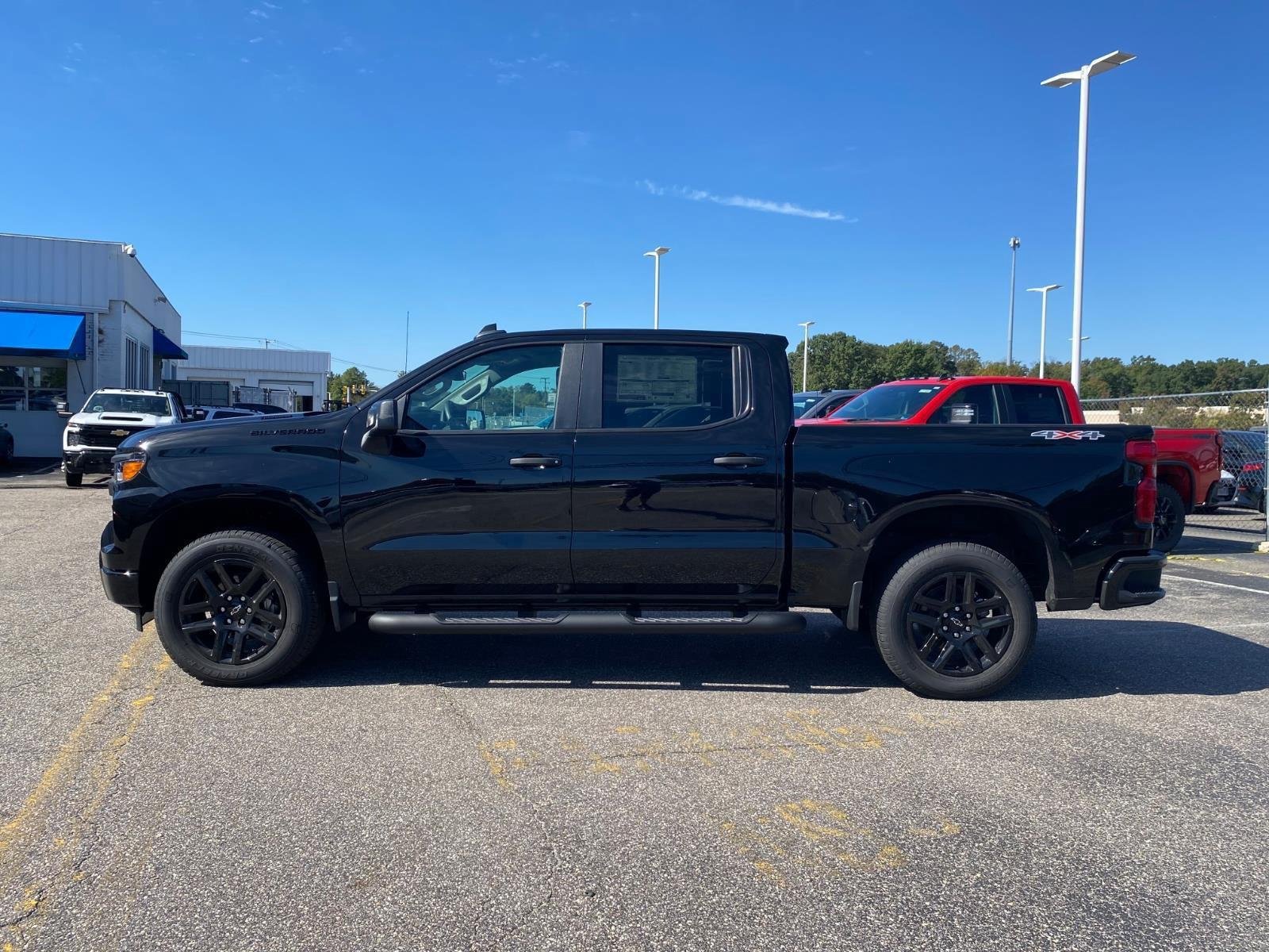 New 2026 Chevrolet Silverado 1500 Custom w/ LPO, Dark Essentials Package AWD/4WD image 3