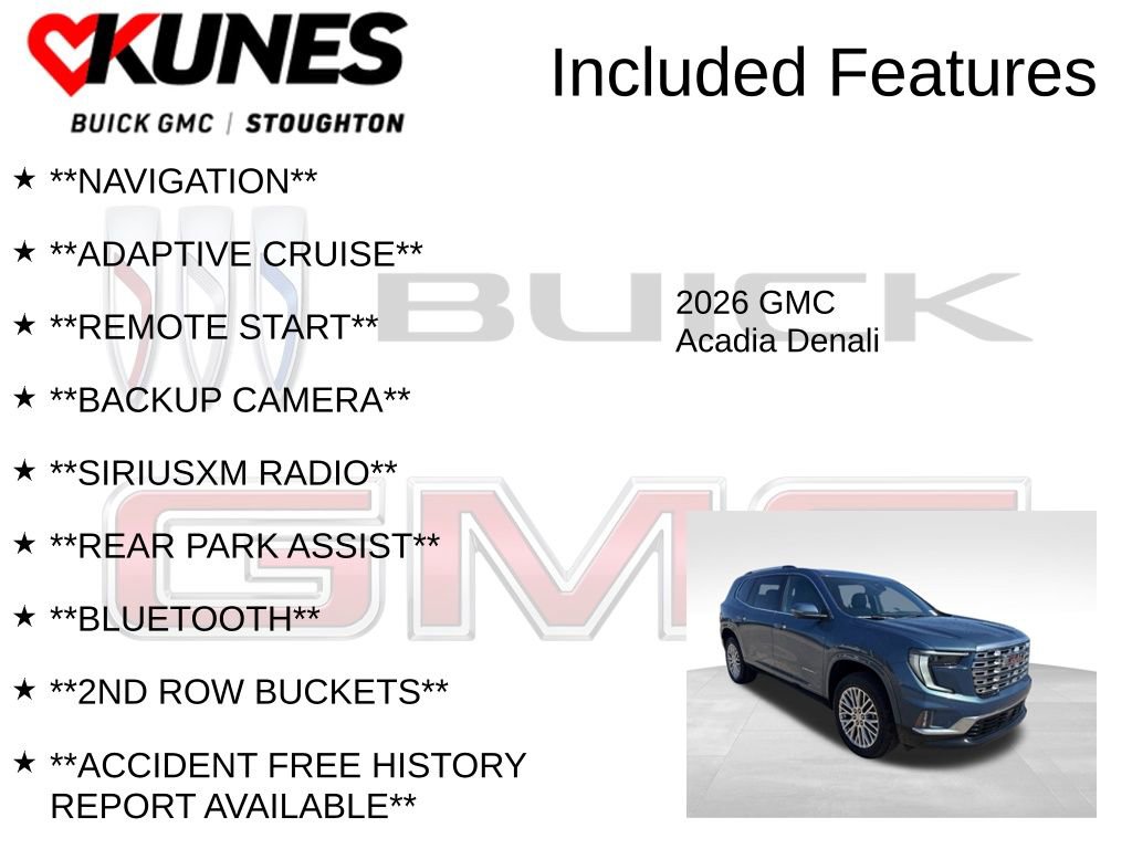 New 2026 GMC Acadia Denali image 2