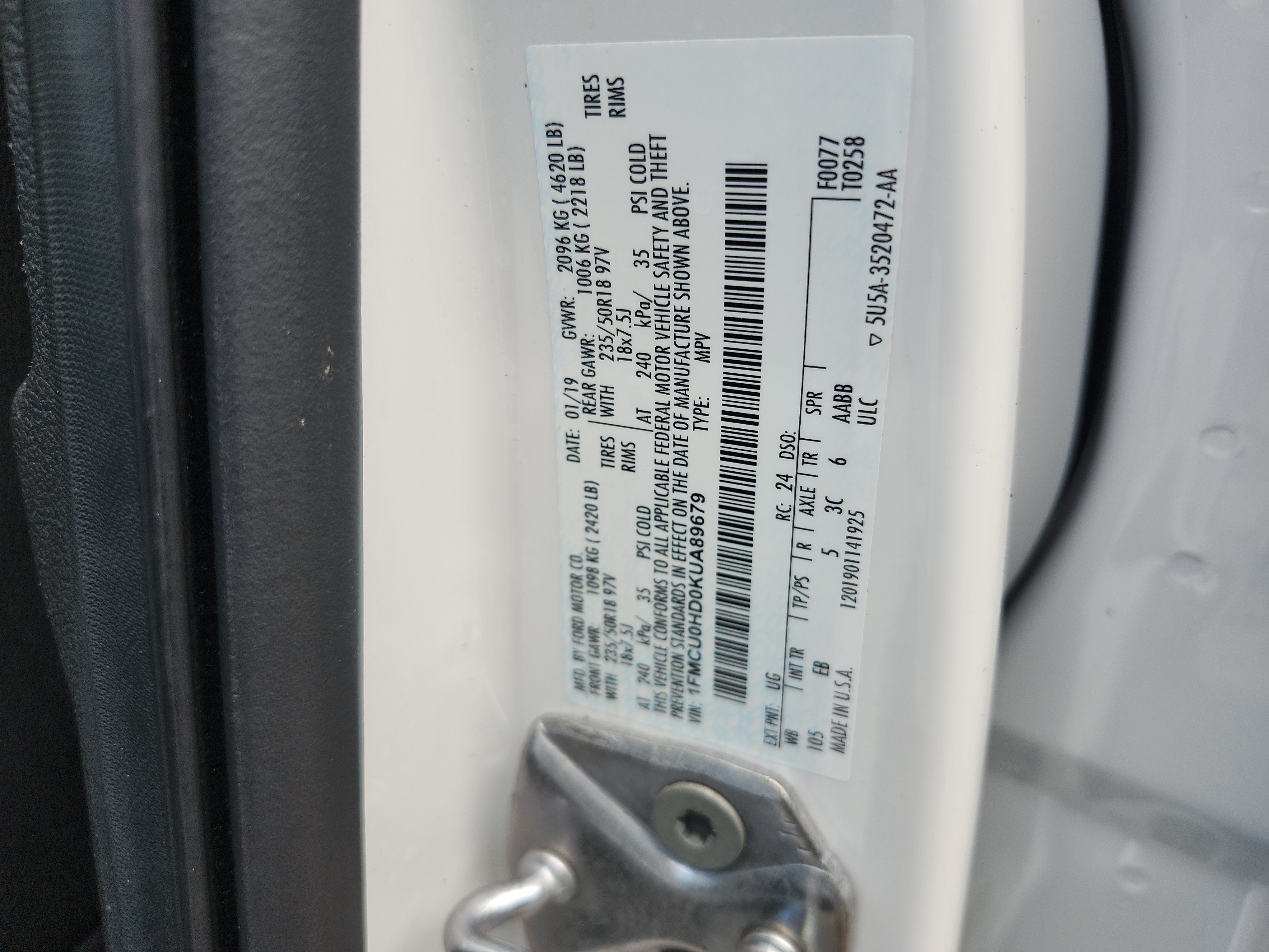 Used 2019 Ford Escape SEL FWD image 23
