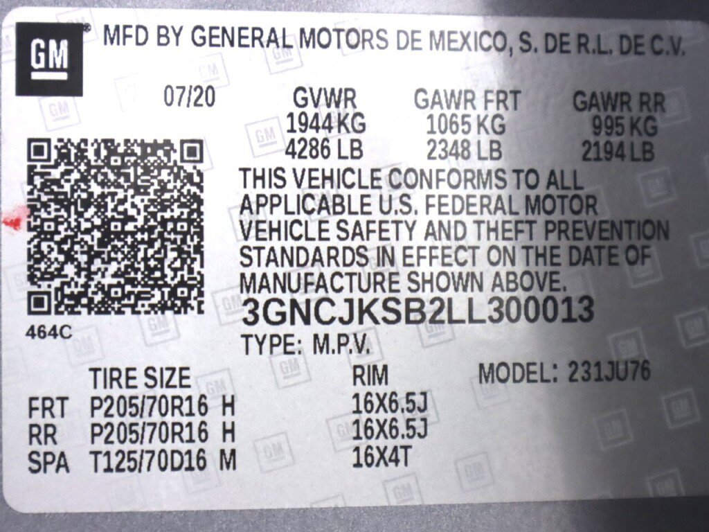 Used 2020 Chevrolet Trax LS w/ Tint and Cruise Package FWD image 37