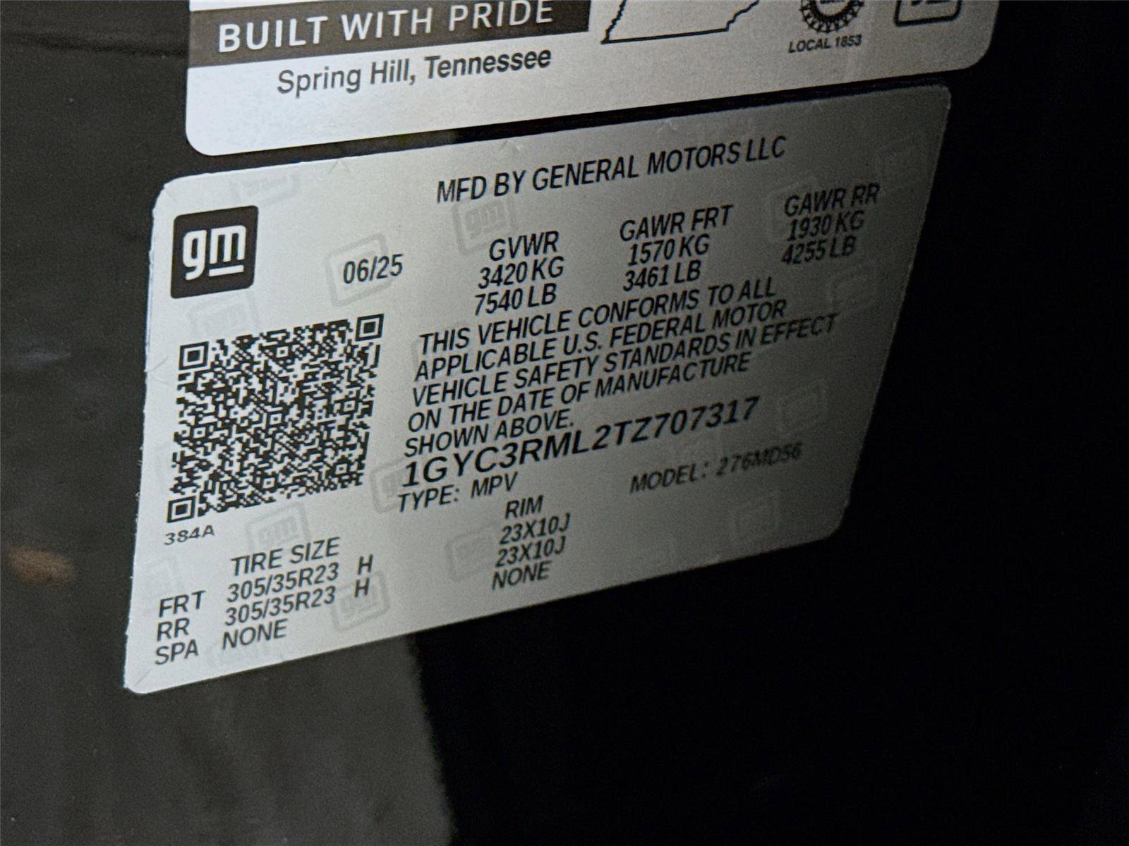 Used 2026 Cadillac Vistiq Platinum w/ LPO, Floor Liner Package image 35