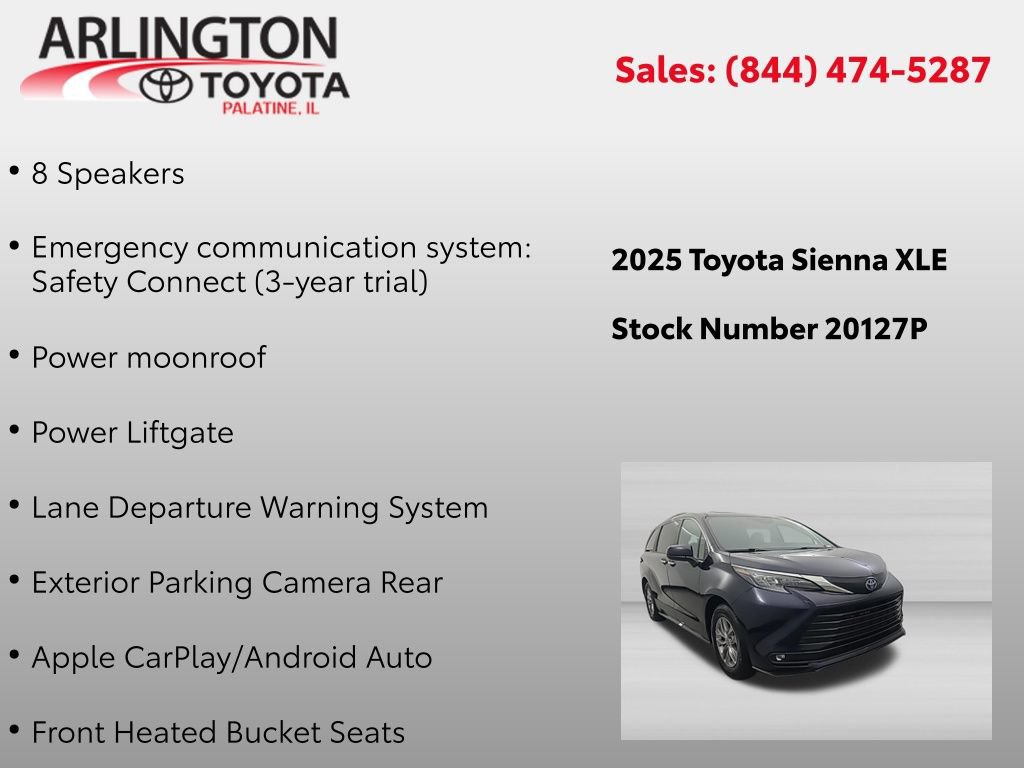 Used 2025 Toyota Sienna XLE FWD image 4