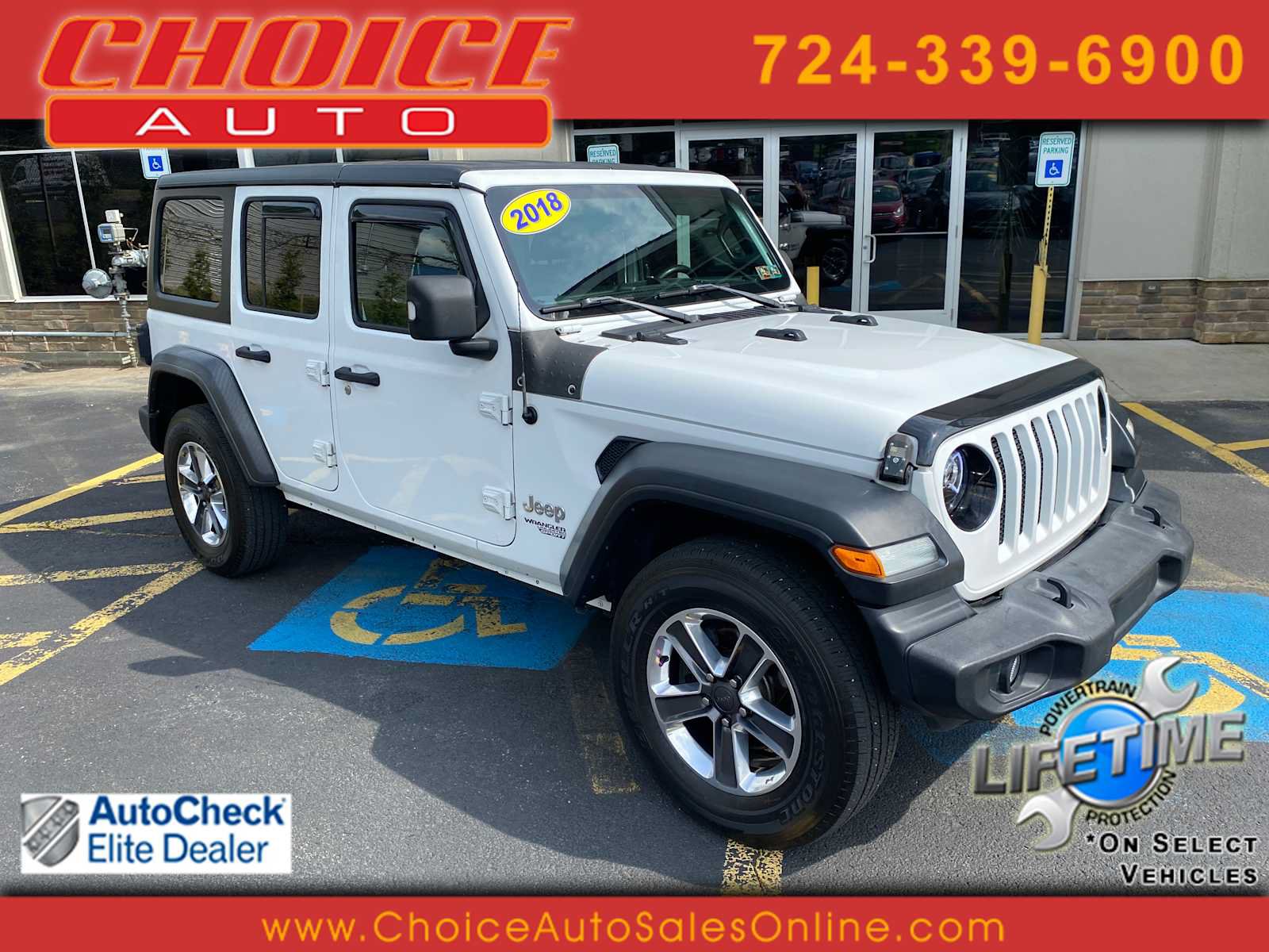 Used 2018 Jeep Wrangler Unlimited Sport S