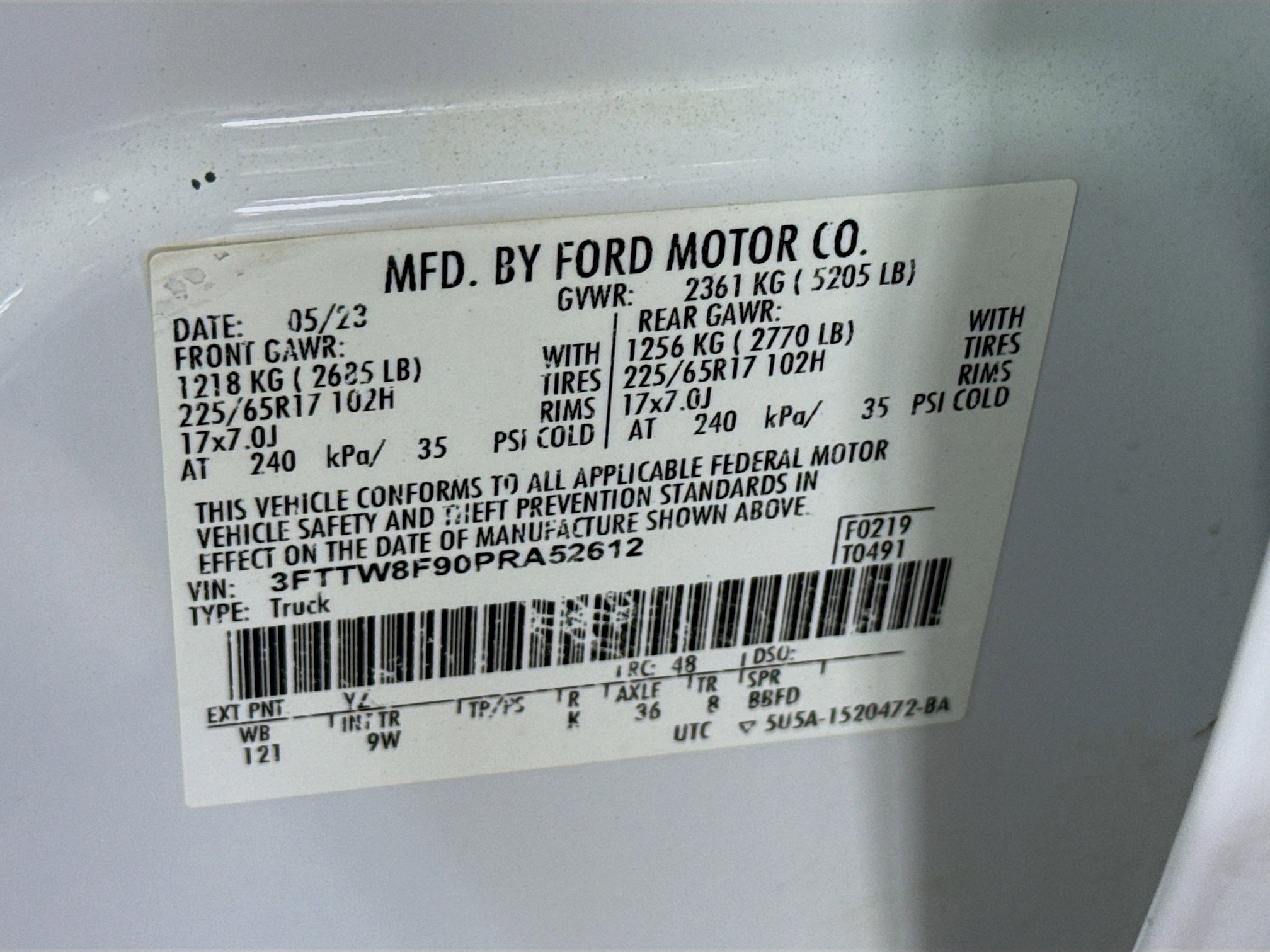 Used 2023 Ford Maverick XL w/ Equipment Group 100A Standard image 39