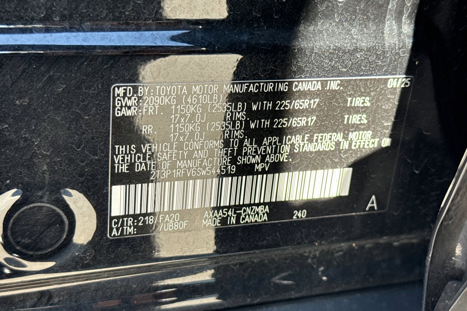 Used 2025 Toyota RAV4 XLE w/ Convenience Package image 24