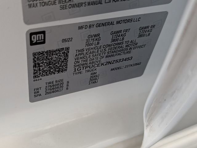 Used 2022 GMC Sierra 1500 Elevation image 21