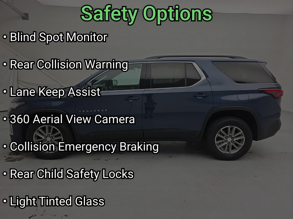 Used 2023 Chevrolet Traverse LT w/ Rear Camera Mirror Package AWD/4WD image 9