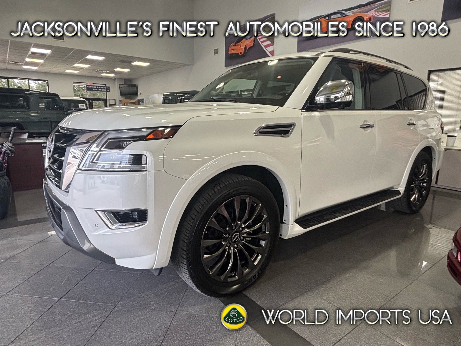 Used 2023 Nissan Armada Platinum w/ Captain's Chairs Package