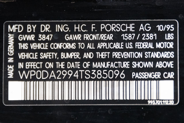 Used 1996 Porsche 911 Targa RWD image 91
