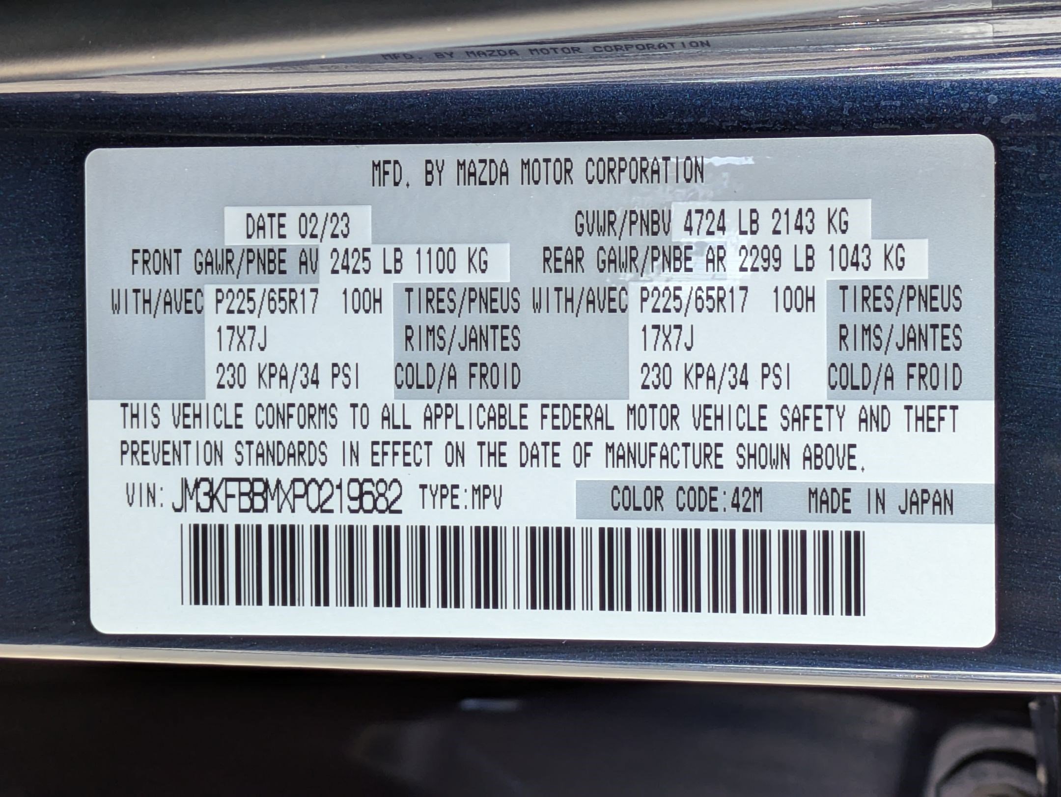 Certified 2023 MAZDA CX-5 AWD 2.5 S w/ Select Package image 35