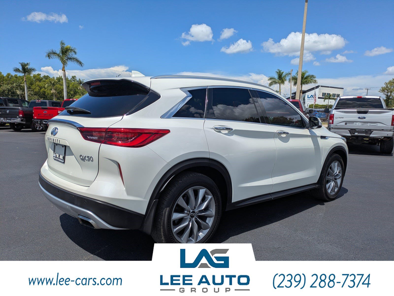 Used 2021 INFINITI QX50 Luxe FWD image 3