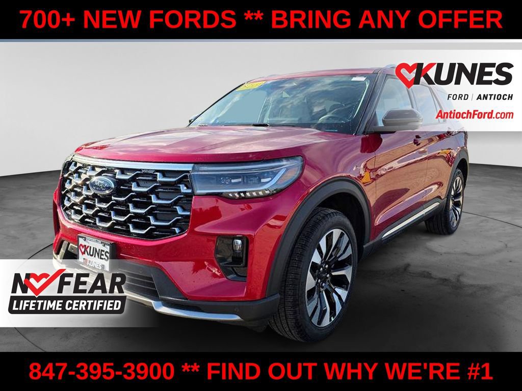 New 2026 Ford Explorer Platinum w/ LUX Leather Package AWD/4WD image 3