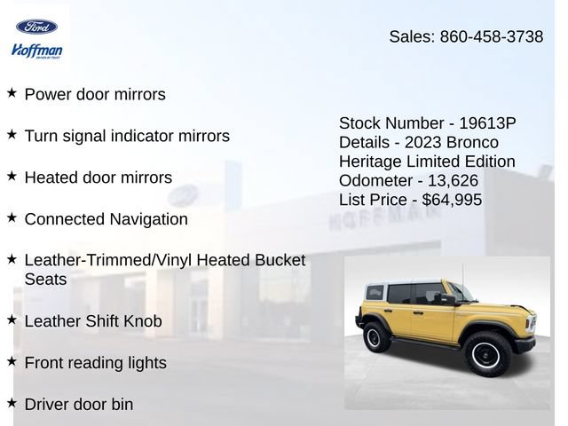 Used 2023 Ford Bronco Heritage Edition AWD/4WD image 30