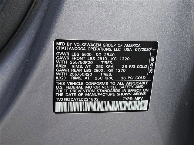 Used 2020 Volkswagen Atlas Cross Sport SEL FWD image 25