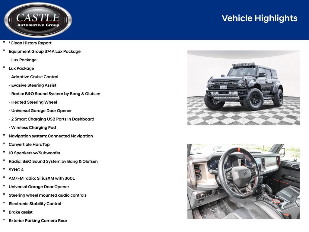 Used 2023 Ford Bronco Raptor AWD/4WD image 4