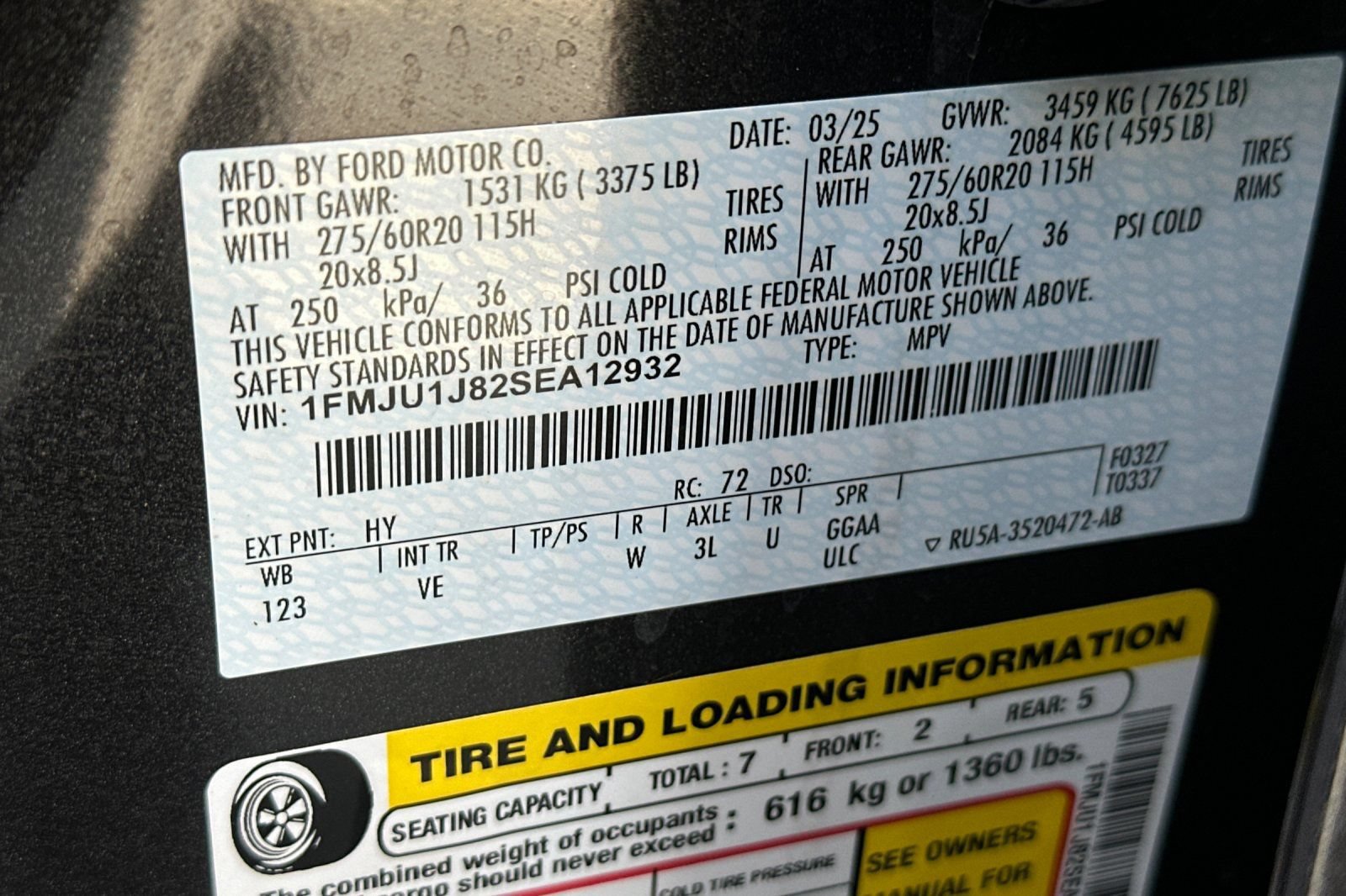 Used 2025 Ford Expedition Active AWD/4WD image 31