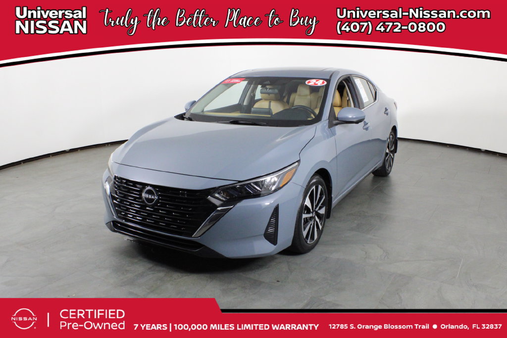 Certified 2024 Nissan Sentra SV w/ SV Premium Package FWD 360° Tour