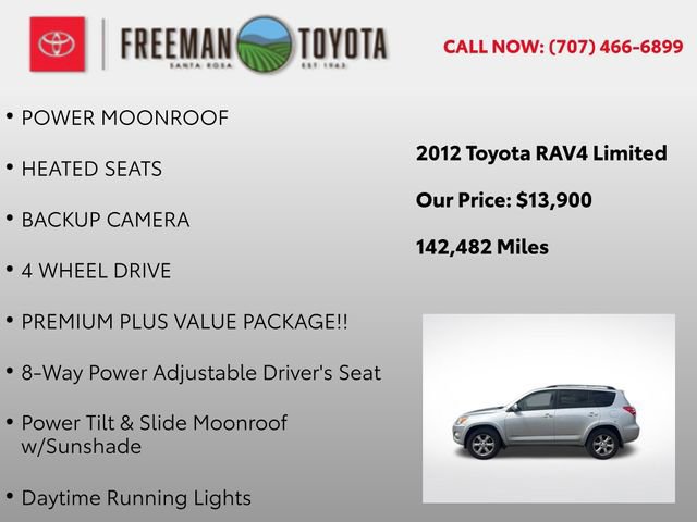 Used 2012 Toyota RAV4 Limited w/ Premium Plus Value Pkg AWD/4WD image 9