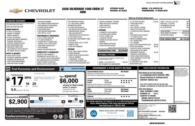 New 2026 Chevrolet Silverado 1500 LT w/ Z71 Off-Road Package AWD/4WD image 4