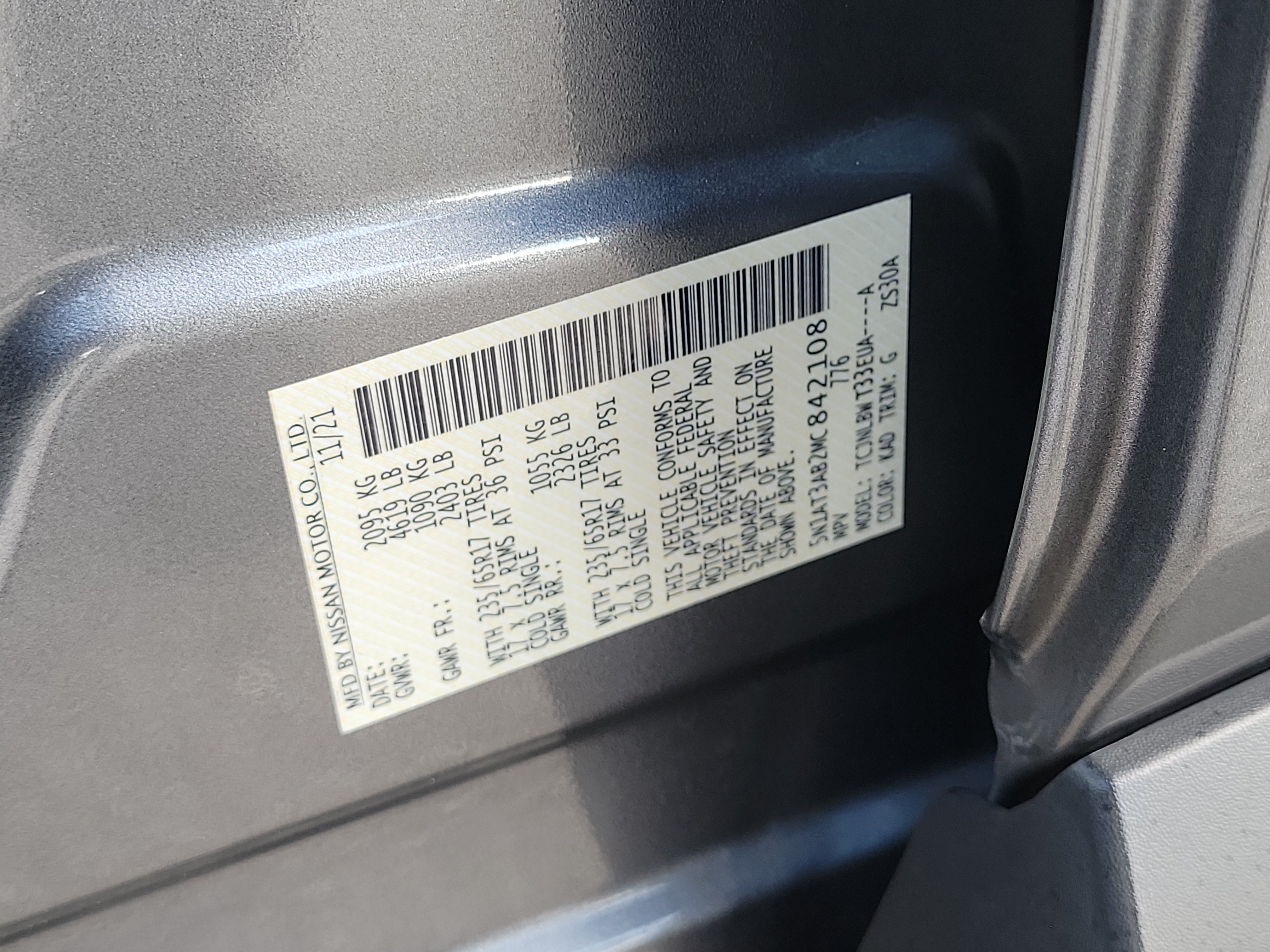 Certified 2021 Nissan Rogue S AWD/4WD image 33