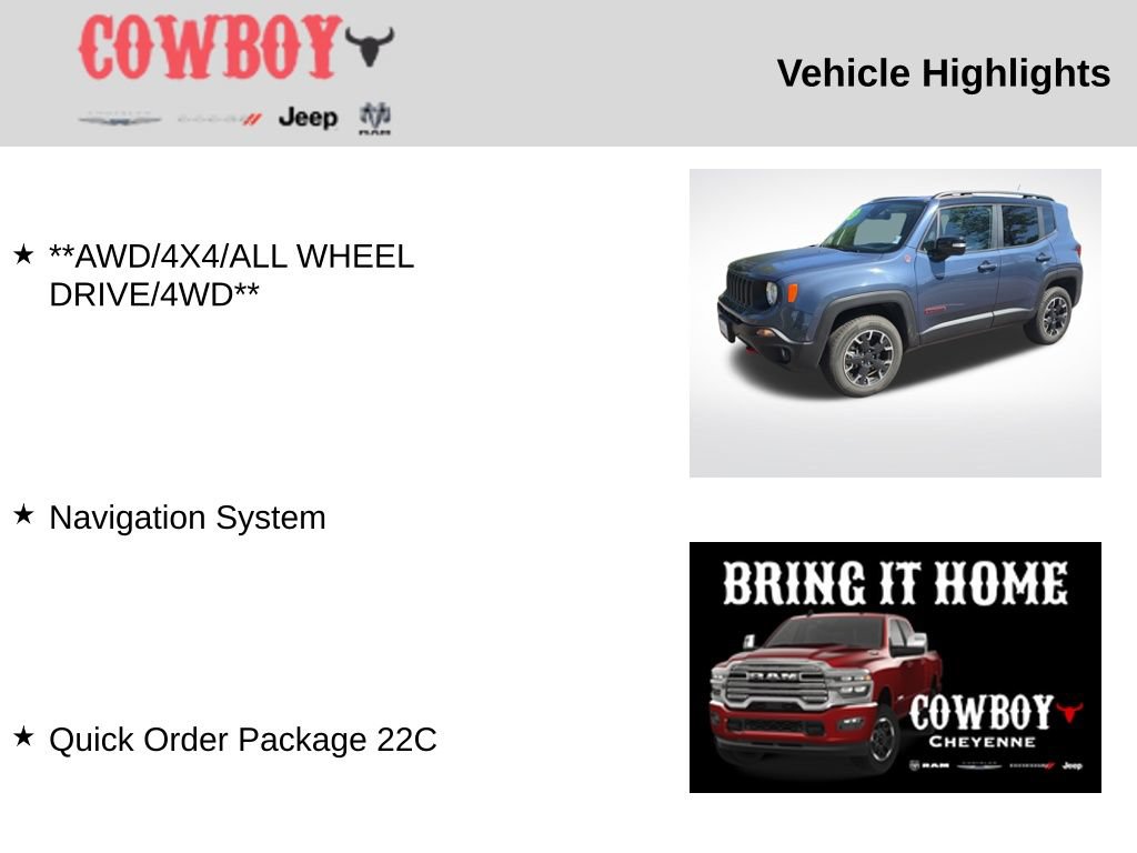 Used 2023 Jeep Renegade Trailhawk AWD/4WD image 5
