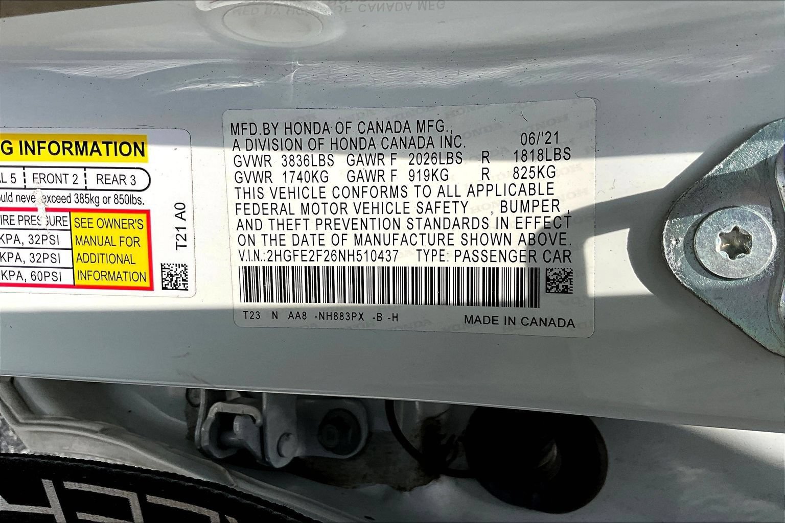 Used 2022 Honda Civic LX image 18