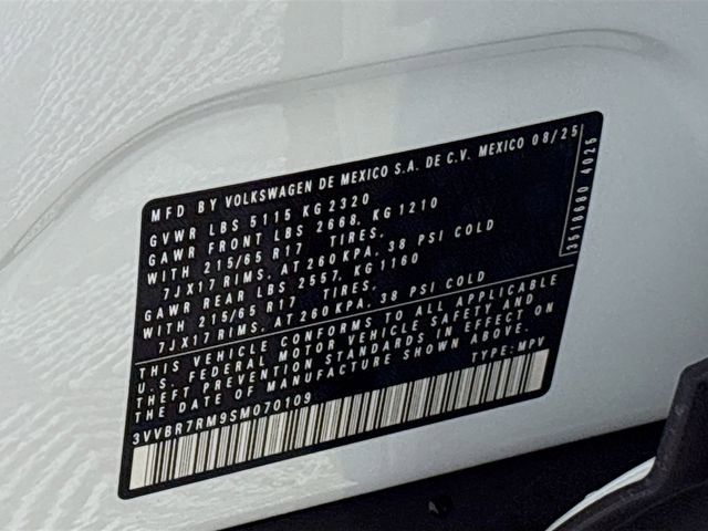 New 2025 Volkswagen Tiguan S image 33