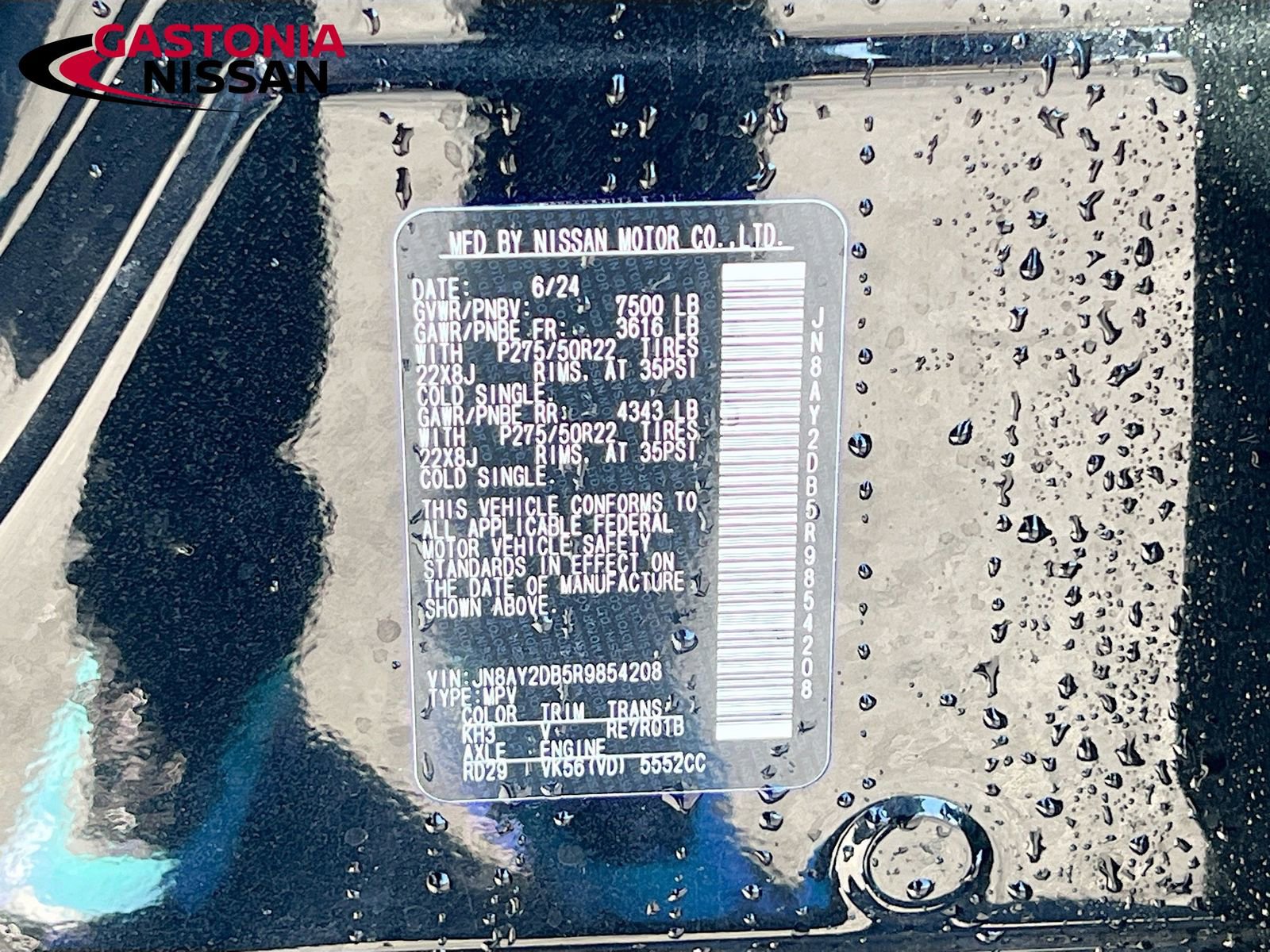 Used 2024 Nissan Armada Platinum w/ Captain's Chairs Package image 40