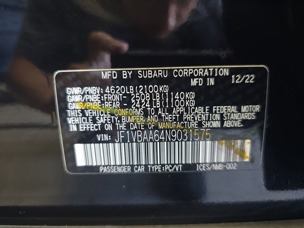 Used 2022 Subaru WRX AWD/4WD image 35