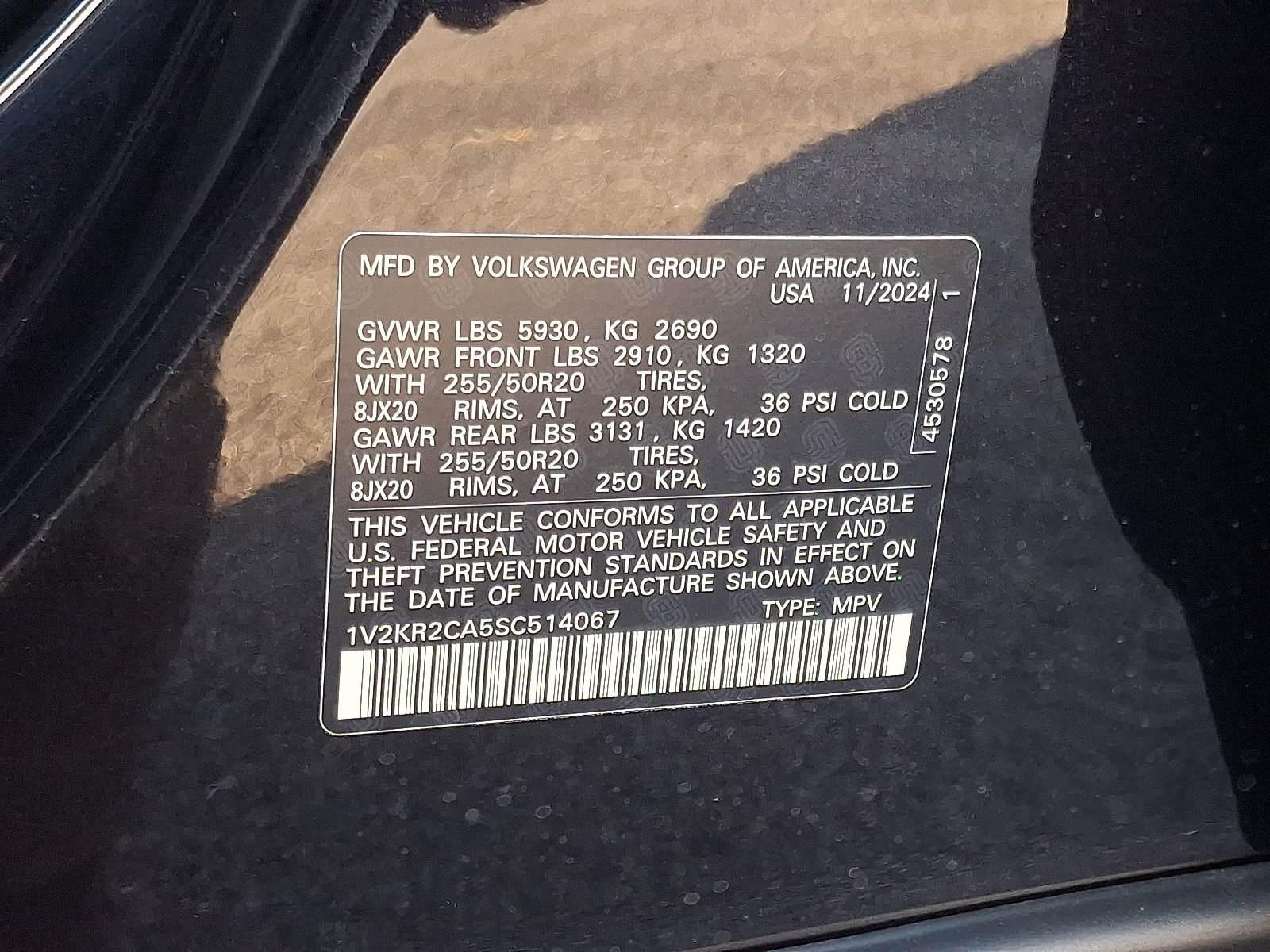 New 2025 Volkswagen Atlas SE image 9