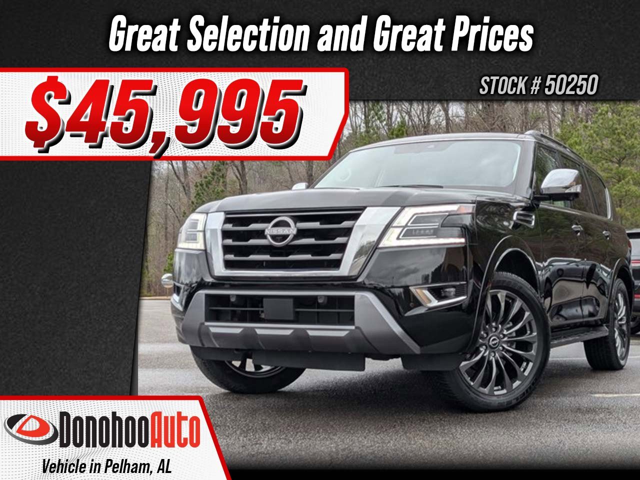 Used 2023 Nissan Armada Platinum w/ Captain's Chairs Package image 1