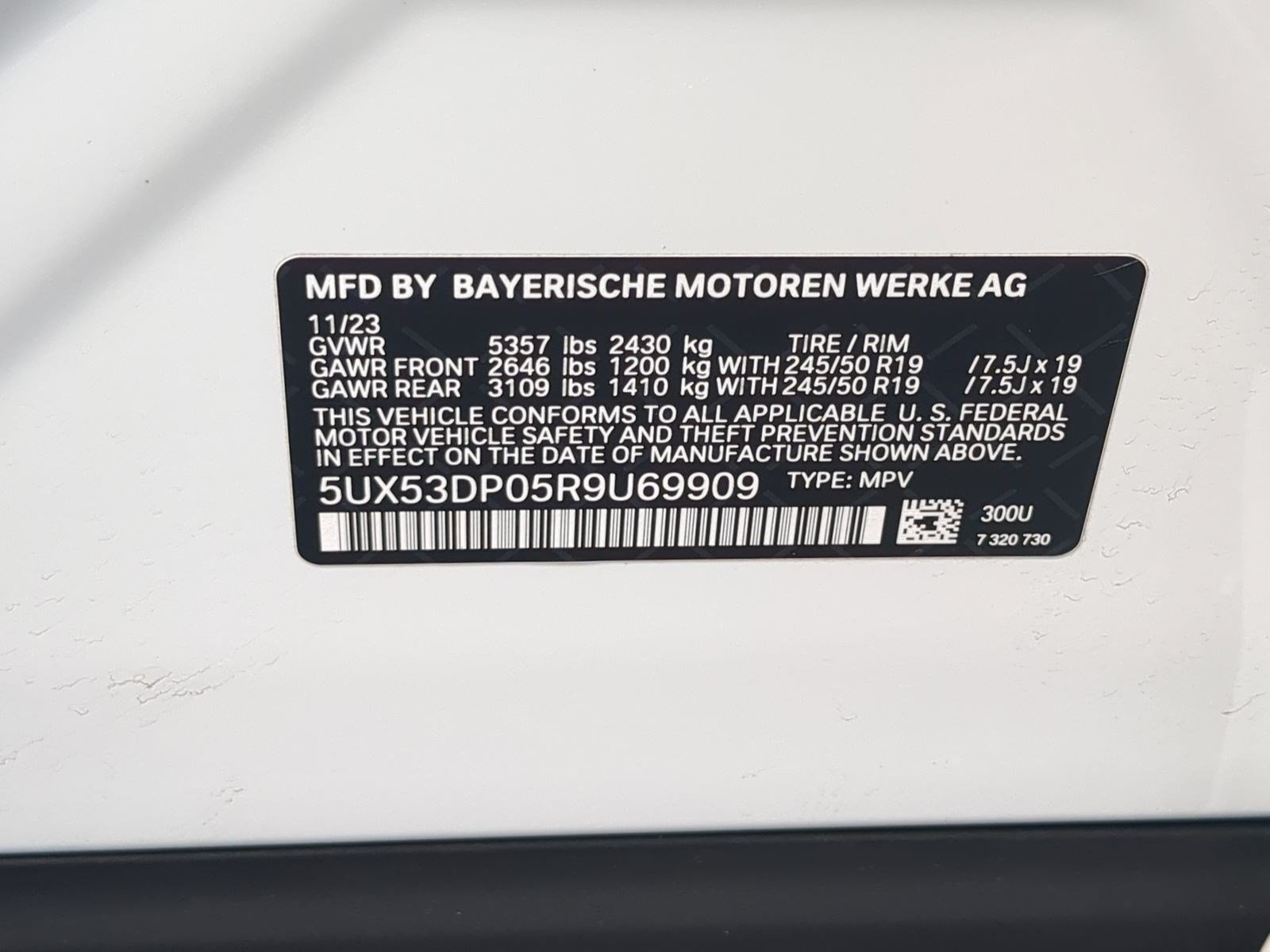 Certified 2024 BMW X3 xDrive30i AWD/4WD image 35