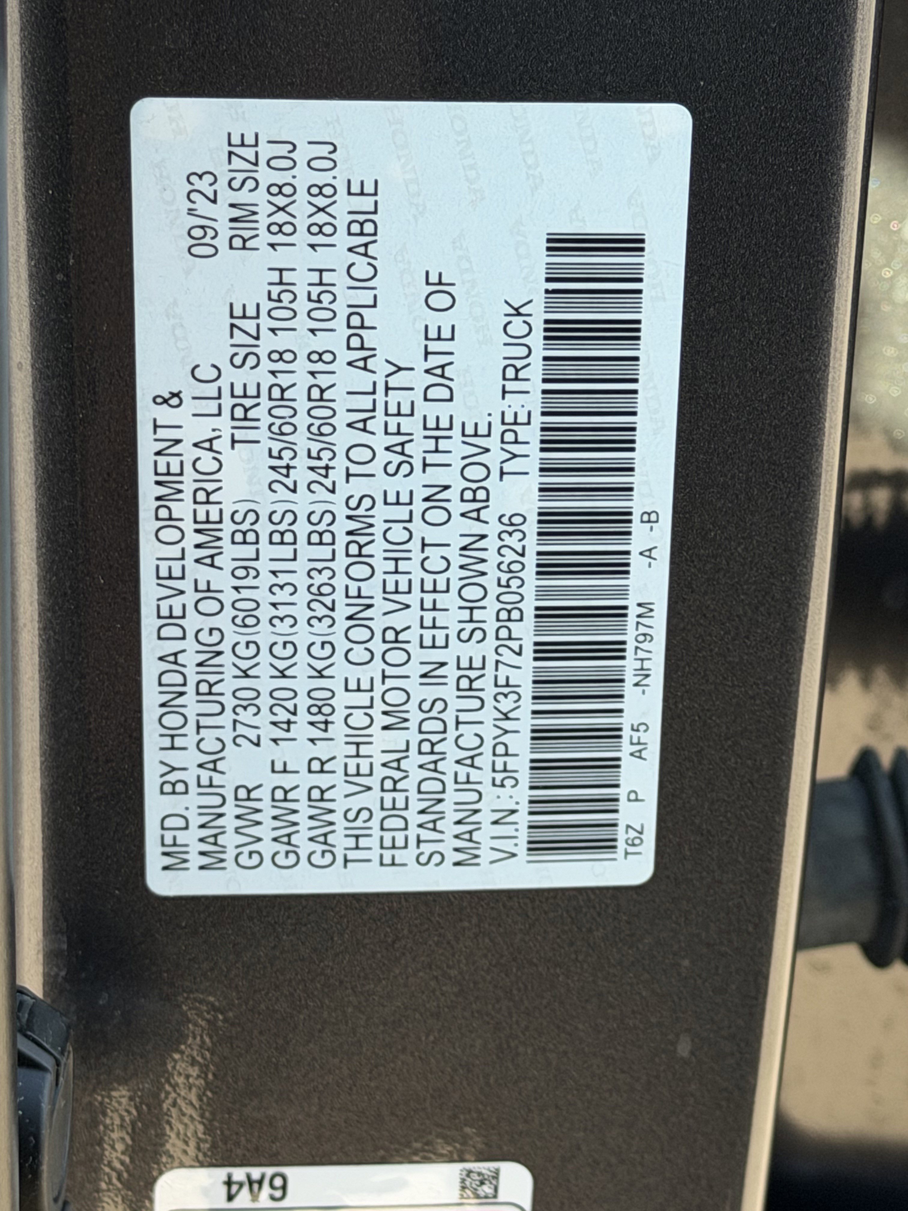 Certified 2023 Honda Ridgeline RTL-E image 25