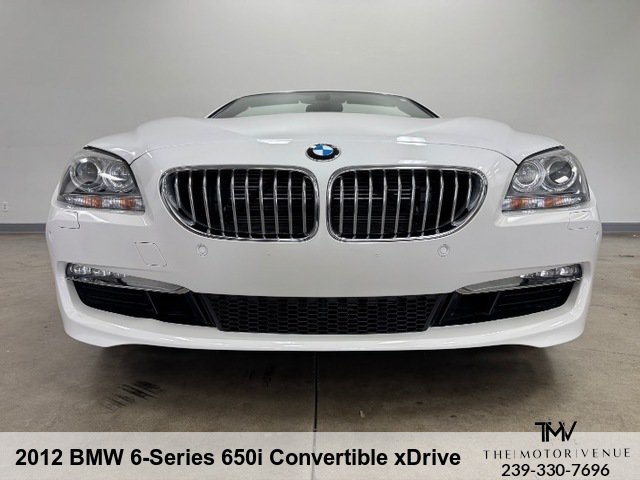 Used 2012 BMW 650i xDrive Convertible AWD/4WD image 20