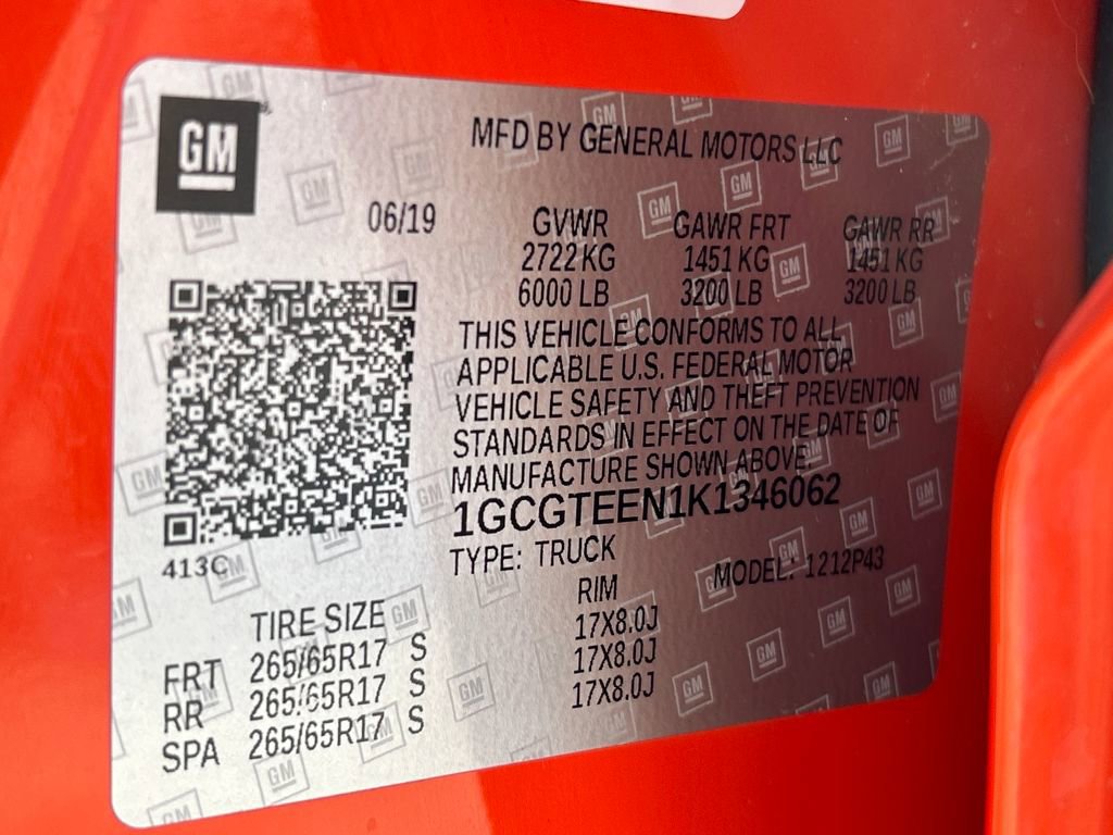 Used 2019 Chevrolet Colorado ZR2 w/ ZR2 Dusk Special Edition image 34