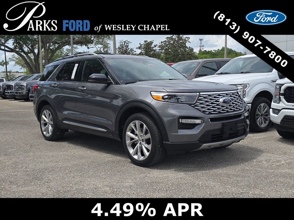 Certified 2021 Ford Explorer Platinum w/ Equipment Group 601A