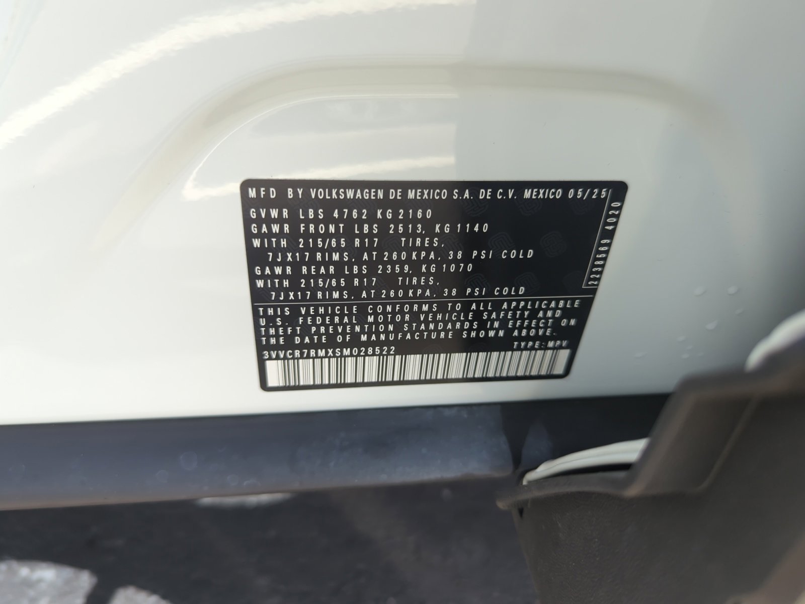 New 2025 Volkswagen Tiguan S image 24