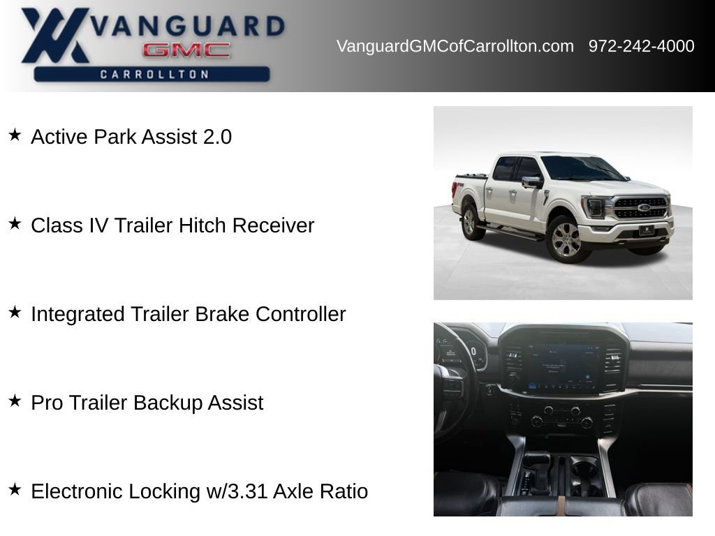 Used 2021 Ford F150 Platinum w/ Equipment Group 701A High AWD/4WD image 18