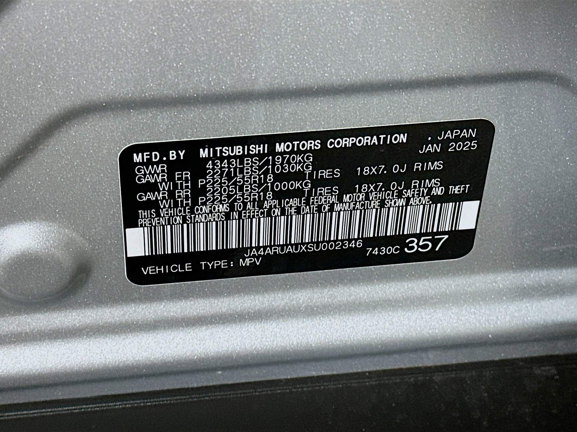 Used 2025 Mitsubishi Outlander Sport ES image 12