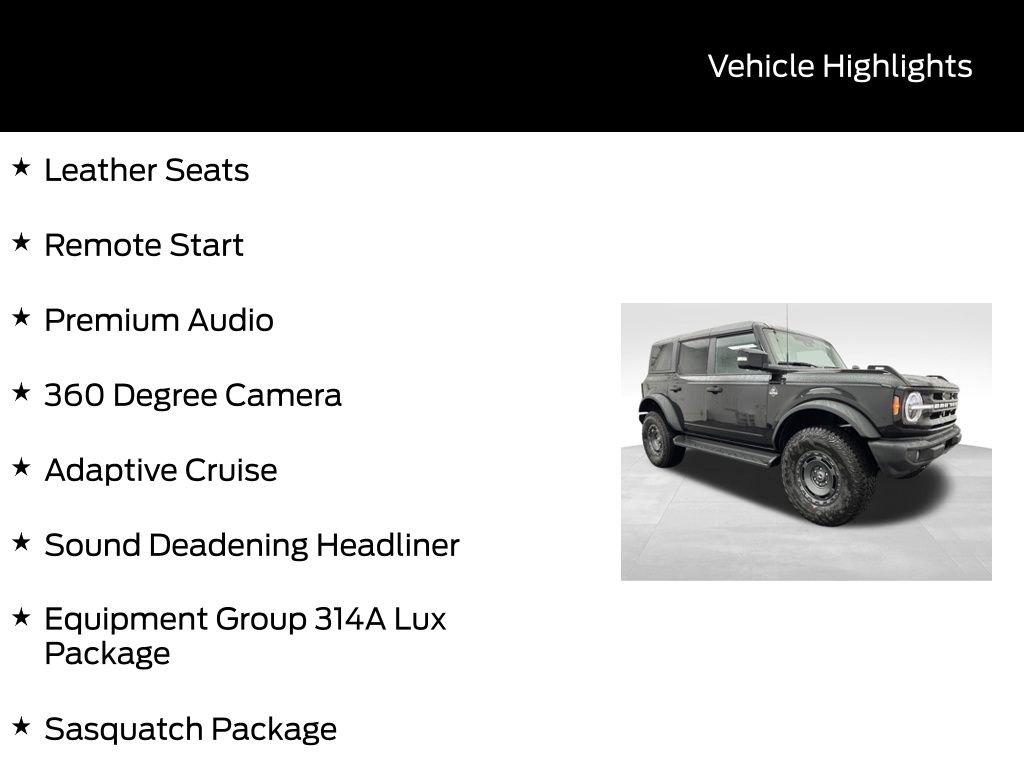 New 2025 Ford Bronco Outer Banks w/ Sasquatch Package image 5
