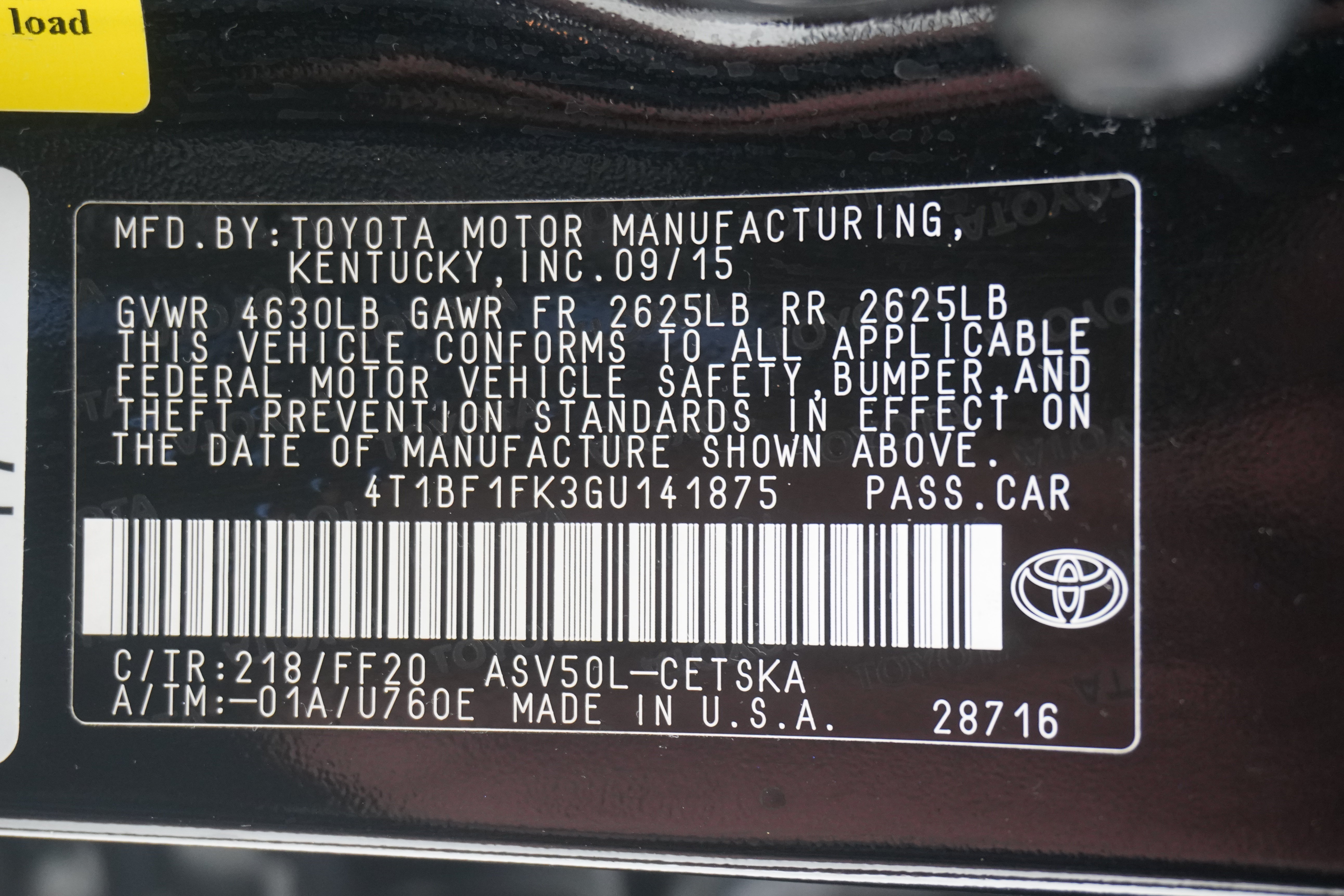 Used 2016 Toyota Camry SE FWD image 27