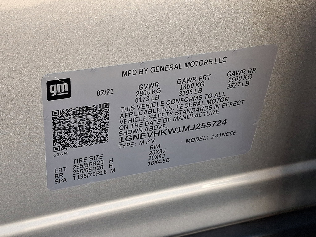 Certified 2021 Chevrolet Traverse LT w/ LT Premium Package AWD/4WD image 27