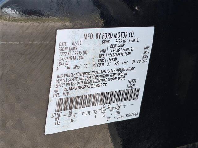 Used 2018 Lincoln MKX Select w/ Select Plus Package FWD image 25