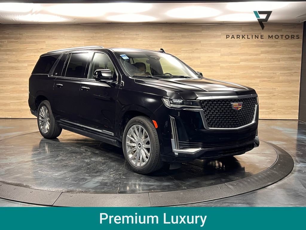 Used 2021 Cadillac Escalade ESV Premium Luxury w/ Driver Assist Tech Package AWD/4WD image 1